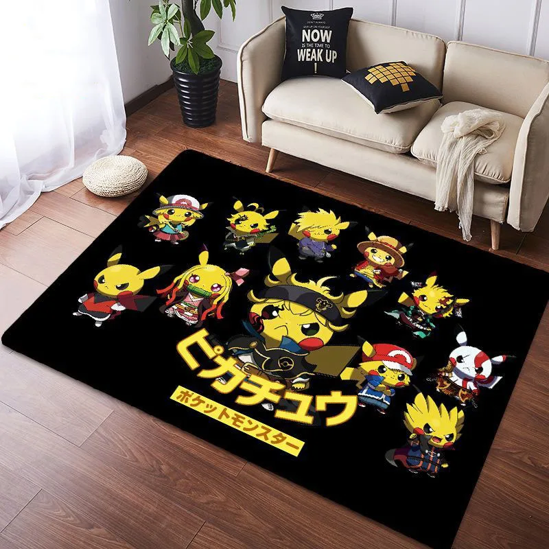 Soft Cartoon Cute Pikachu Children Room Carpets Pocket Monster Area Living Room Carpet Thickened Easy Care Washable Home Rug
Soft Cartoon Cute Pikachu Children Room Carpets Pocket Monster Area Living Room Carpet Thickened Easy Care Washable Home Rug
