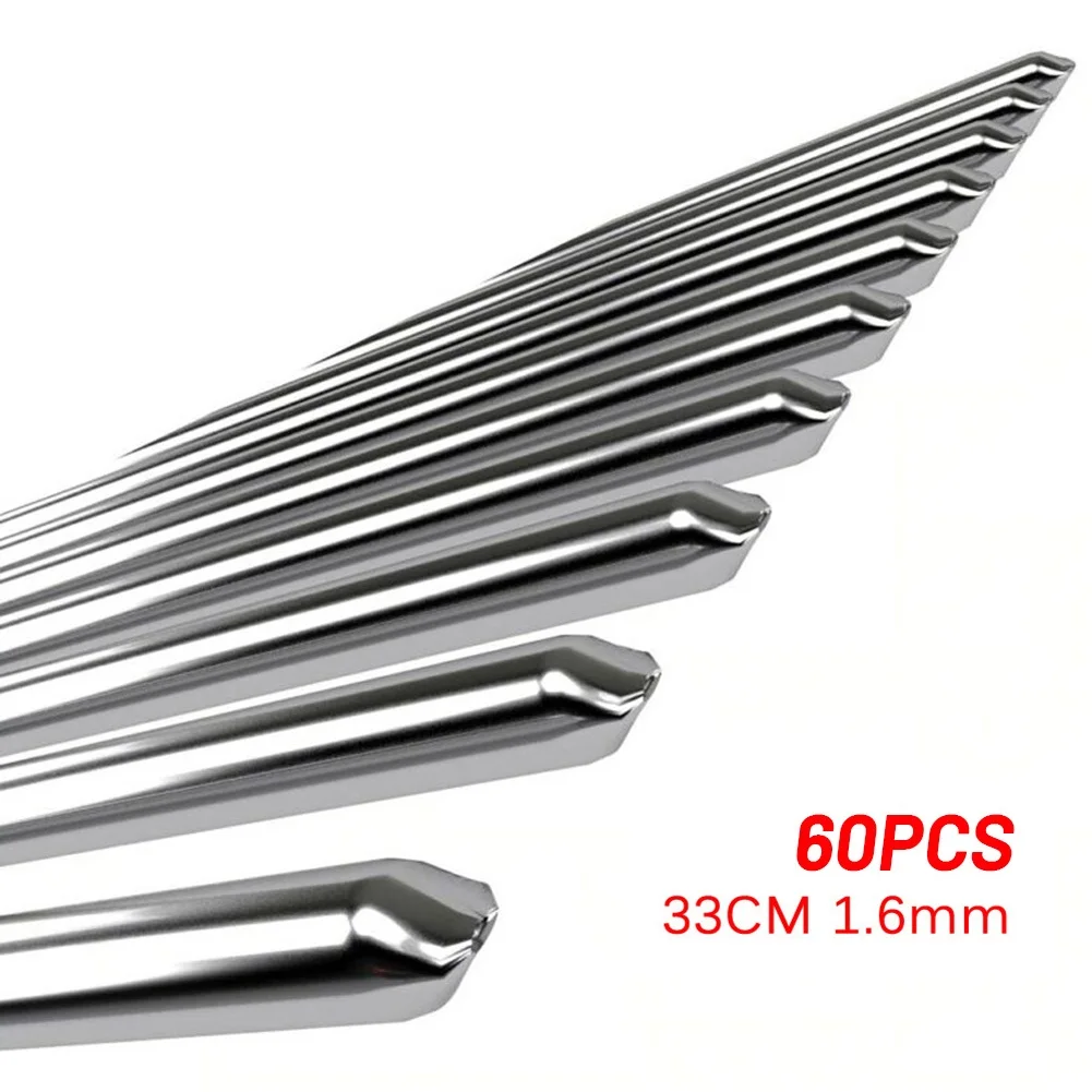 60Pcs Aluminum Welding Rods 33cm*1.6mm Low Temperature Aluminum Welding Solder Wire Brazing Repair Rods Corrosion Resistance
60Pcs Aluminum Welding Rods 33cm*1.6mm Low Temperature Aluminum Welding Solder Wire Brazing Repair Rods Corrosion Resistance