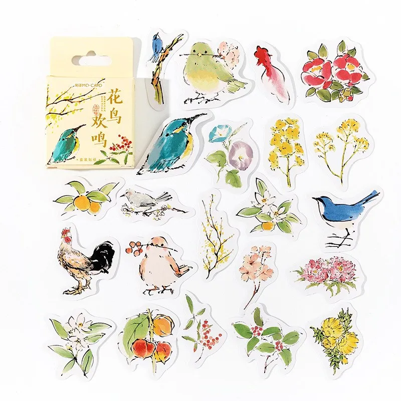 46 Pcs Watercolor Birds Flowers Stickers Set Decorative Sticker For Scrapbooking Kid DIY Arts Crafts Album Junk Journal notebook
46 Pcs Watercolor Birds Flowers Stickers Set Decorative Sticker For Scrapbooking Kid DIY Arts Crafts Album Junk Journal notebook