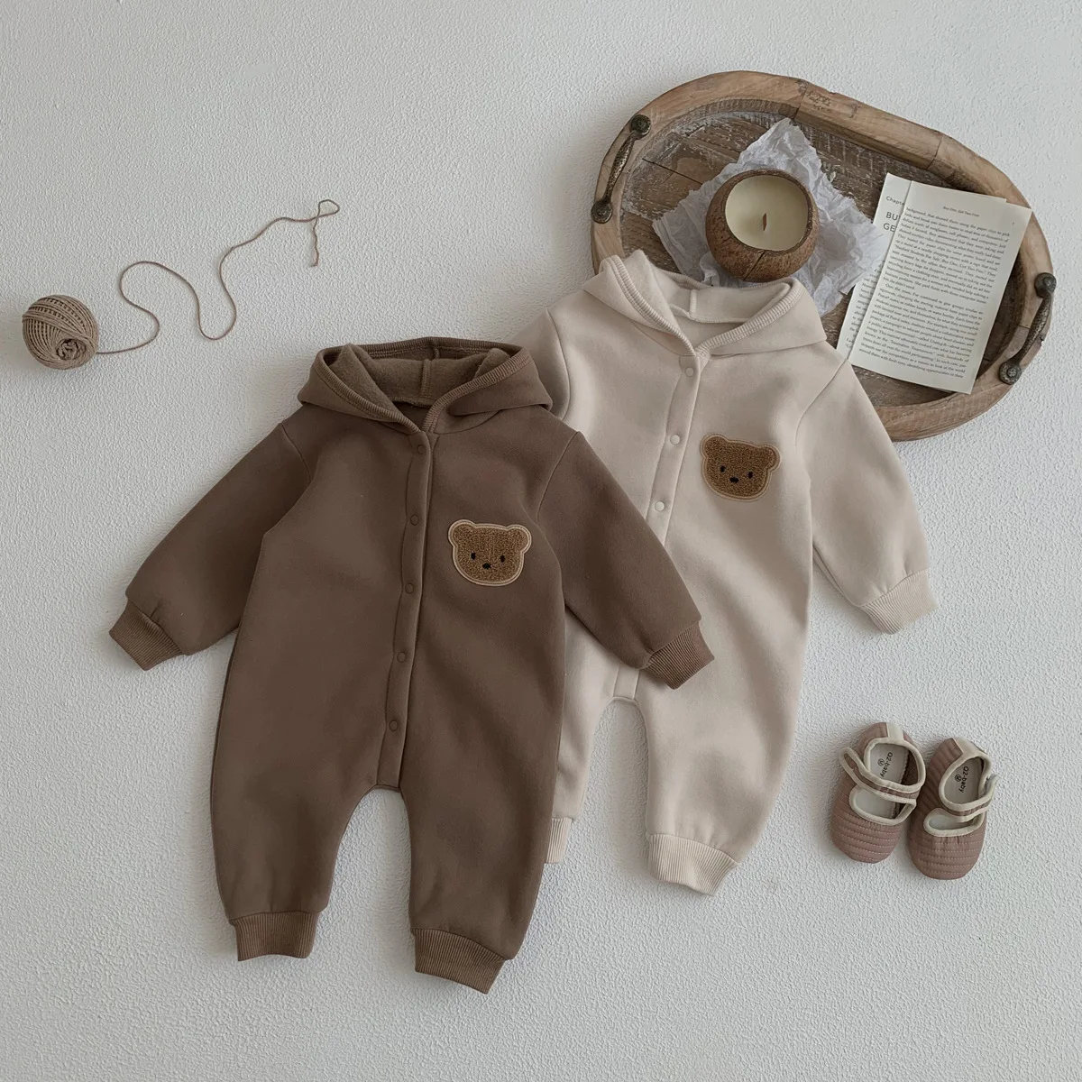 Baby Clothing Autumn And Winter Fleece Boy Baby Jumpsuit Newborn Cute Bear Cartoon Keep Warm Coat Girl Clothes
Baby Clothing Autumn And Winter Fleece Boy Baby Jumpsuit Newborn Cute Bear Cartoon Keep Warm Coat Girl Clothes
