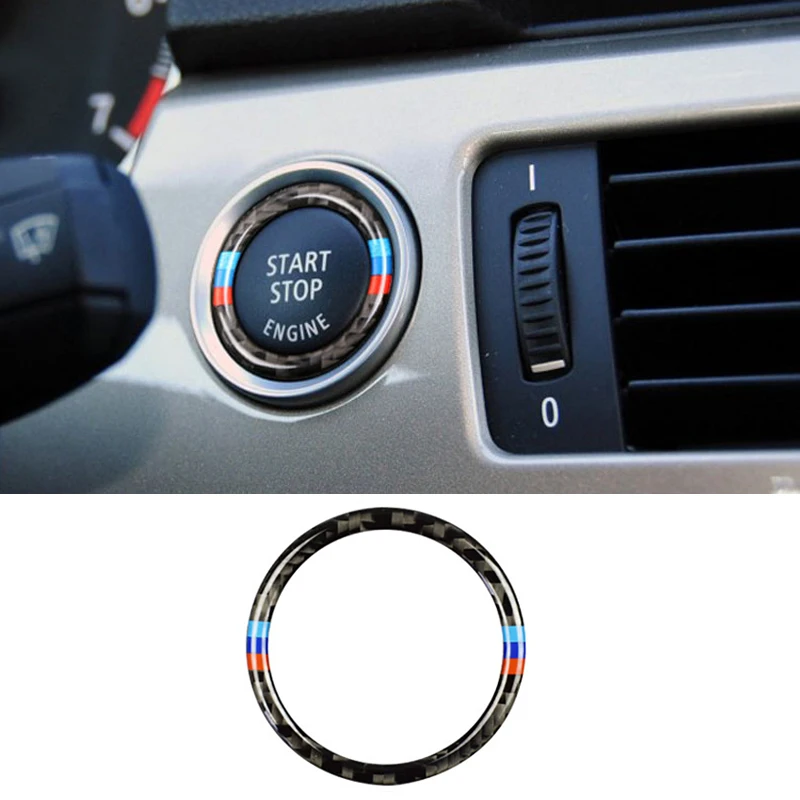 1pcs For BMW Carbon Fiber Car Engine Start Stop Push Button Ignition Key Ring Decor Trim Sticker Car Accessories
1pcs For BMW Carbon Fiber Car Engine Start Stop Push Button Ignition Key Ring Decor Trim Sticker Car Accessories