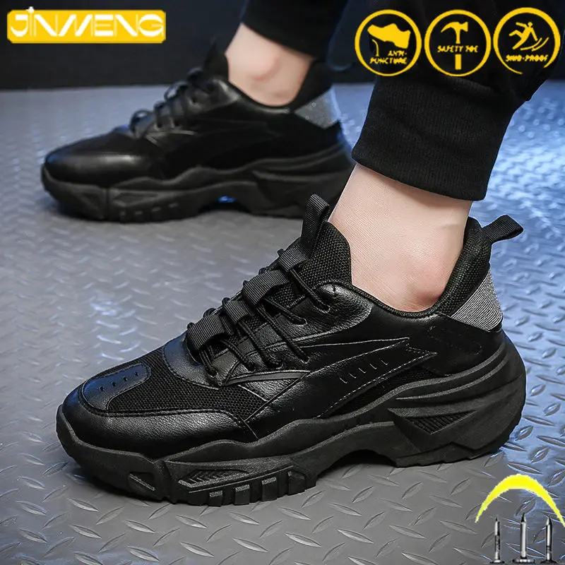 Men's Women's Safety Shoes Non-slip Construction Sports Breathable Lightweight Work Sports Outdoor Running Zapatos
Men's Women's Safety Shoes Non-slip Construction Sports Breathable Lightweight Work Sports Outdoor Running Zapatos