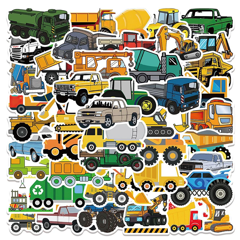 50Pcs Engineering Vehicle Truck Graffiti Sticker Car Guitar Suitcase Laptop PVC Decal
50Pcs Engineering Vehicle Truck Graffiti Sticker Car Guitar Suitcase Laptop PVC Decal