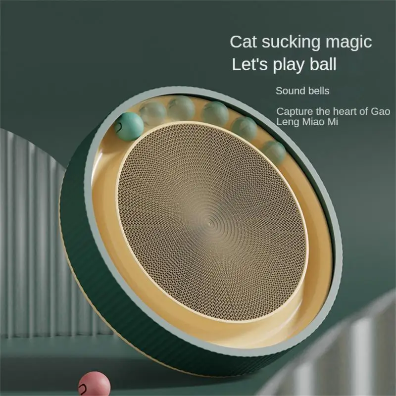 

Cat Catch Board Oversized Bowl Grinding Round Corrugated Paper Cat Toys Cat Turntable Cat Catch Basin Cat Nest