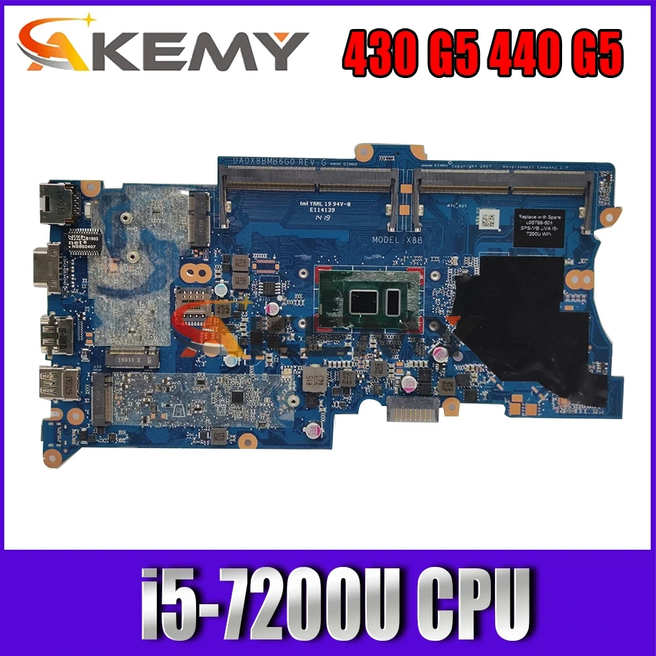 Материнская плата для ноутбука HP ProBook 430 G5 440 G5 DA0X8BMB6G0 DA0X8BMB6F0 L05788-601
Материнская плата для ноутбука HP ProBook 430 G5 440 G5 DA0X8BMB6G0 DA0X8BMB6F0 L05788-601
