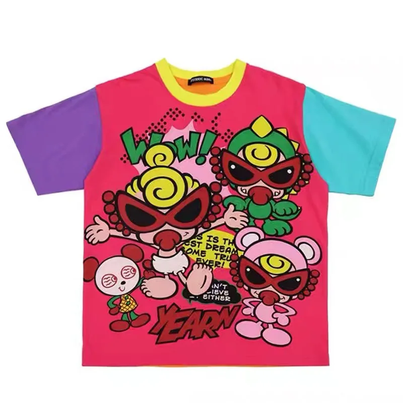 2023 Summer Tide Brand Children's Clothing Black Super Dinosaur Good Friends Block Color Cotton Children's Short Sleeves
2023 Summer Tide Brand Children's Clothing Black Super Dinosaur Good Friends Block Color Cotton Children's Short Sleeves