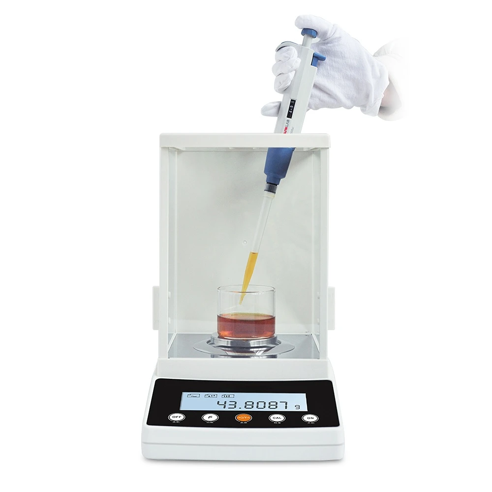 110g 0.0001g 0.1mg Analytical Balance Digital Display Precision Electronic Weighing Equipment
110g 0.0001g 0.1mg Analytical Balance Digital Display Precision Electronic Weighing Equipment