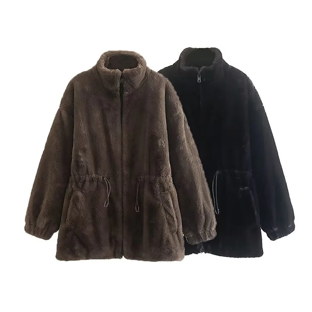 DiYiG Women's 2022 New Fashion Autumn Winter Jacket Female Coat Causal Soft Warm Turtleneck Faux Fur Fluffy Zipper Femme Top
DiYiG Women's 2022 New Fashion Autumn Winter Jacket Female Coat Causal Soft Warm Turtleneck Faux Fur Fluffy Zipper Femme Top