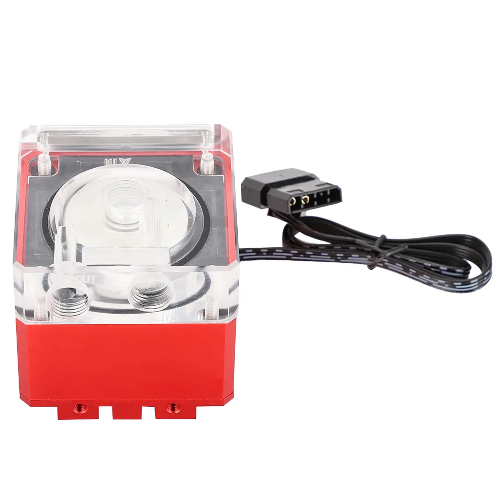 3000RPM Fast Heat Dissipation Computer Pump 800L/H Flow 3.5 Meters Pump Head PC Pump Tank - Red Computer Pump Computer Pump
3000RPM Fast Heat Dissipation Computer Pump 800L/H Flow 3.5 Meters Pump Head PC Pump Tank - Red Computer Pump Computer Pump