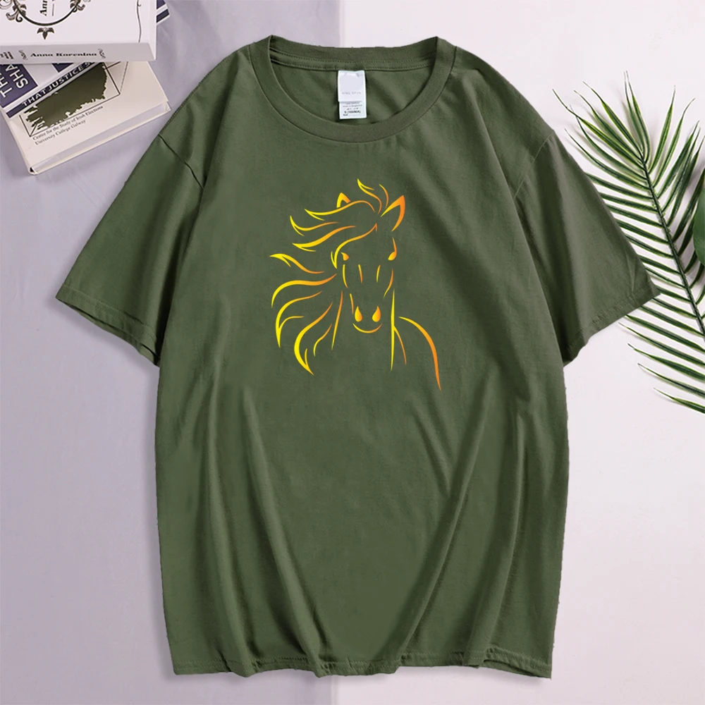 Yellow Horse Art Graphic Printed Men t Shirt Summer Fashion Oversize Tshirts Animal Picture Casual Round Neck Tees Cartoon Tops
Yellow Horse Art Graphic Printed Men t Shirt Summer Fashion Oversize Tshirts Animal Picture Casual Round Neck Tees Cartoon Tops