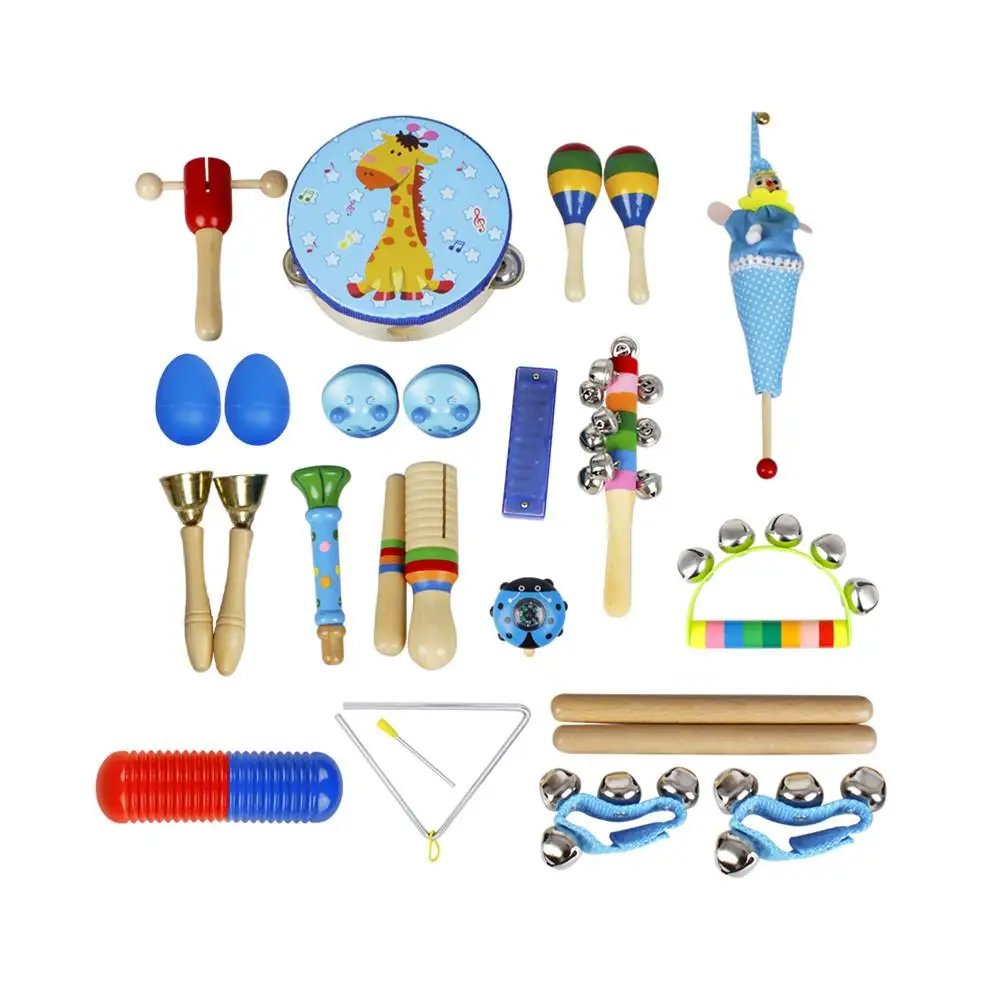 22-Piece Set Musical Instruments Early Education Enlightenment Instrument for Children Hands Sensing Practice
22-Piece Set Musical Instruments Early Education Enlightenment Instrument for Children Hands Sensing Practice