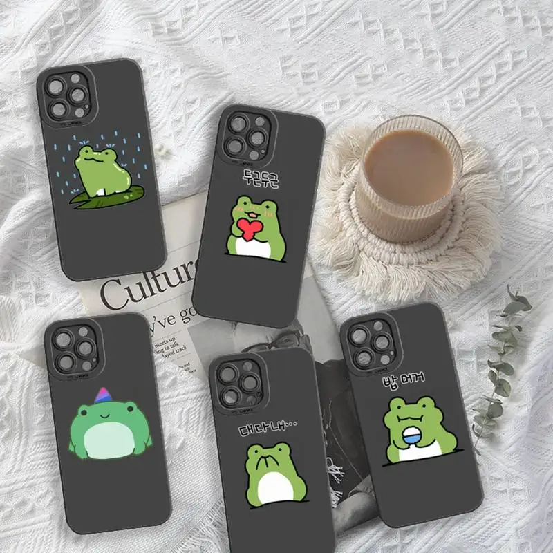 frog cute cartoon animal Phone Case For iPhone 13 12 11 Pro MAX Mini X XS XR 7 8 Plus Camera Lens Liquid Silicone
frog cute cartoon animal Phone Case For iPhone 13 12 11 Pro MAX Mini X XS XR 7 8 Plus Camera Lens Liquid Silicone