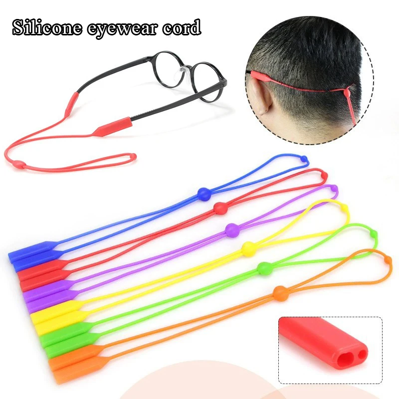 Adjustable Candy Color Elastic Silicone Eyeglasses Straps Sunglasses Chain Sports Anti-Slip String Glasses Ropes Cord 20pcs
Adjustable Candy Color Elastic Silicone Eyeglasses Straps Sunglasses Chain Sports Anti-Slip String Glasses Ropes Cord 20pcs