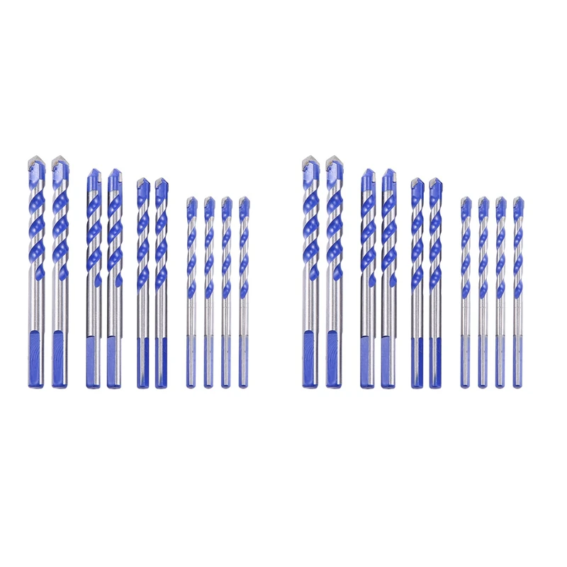 20Pcs Tungsten Carbide Masonry Drill Bit Set For Metal Steel Porcelain Ceramic Tile Concrete Brick Plastic Wood
20Pcs Tungsten Carbide Masonry Drill Bit Set For Metal Steel Porcelain Ceramic Tile Concrete Brick Plastic Wood
