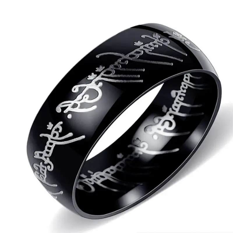 Bxzyrt 8mm Stainless Steel Midi One Ring Of Power 3D Carved Refined Wedding Ring Lovers Women Men Fashion Jewelry Wholesale
Bxzyrt 8mm Stainless Steel Midi One Ring Of Power 3D Carved Refined Wedding Ring Lovers Women Men Fashion Jewelry Wholesale