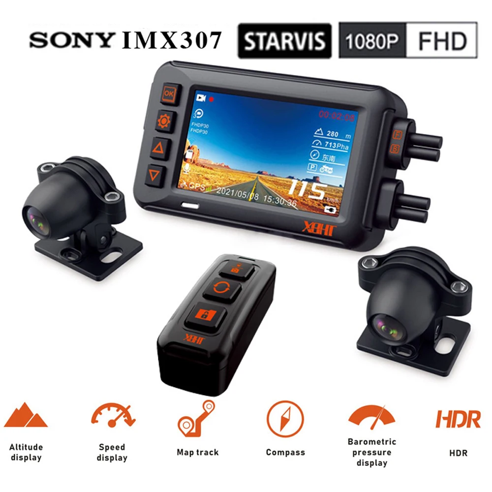 Motorcycle Action Camera Waterproof Video Recorder Night Vision Moto DVR GPS Track Moto Video Recorder WiFi Action Camera
Motorcycle Action Camera Waterproof Video Recorder Night Vision Moto DVR GPS Track Moto Video Recorder WiFi Action Camera