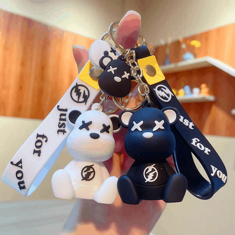 Colorful Cartoon Cute Bear Pvc Keychain Bag Pendant Doll Gift Car Key Chain Wholesale Keyring Fashion Trend Girl Woman Jewelry
Colorful Cartoon Cute Bear Pvc Keychain Bag Pendant Doll Gift Car Key Chain Wholesale Keyring Fashion Trend Girl Woman Jewelry
