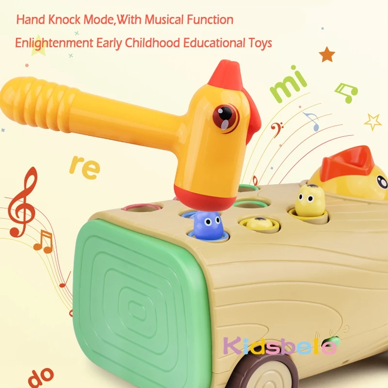 Children's early education educational toys woodpecker insect catching games children's music light hammer music
Children's early education educational toys woodpecker insect catching games children's music light hammer music