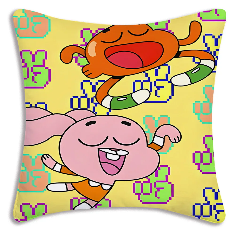 Animation Amazing World Gumball Pillow Covers Cartoon Sofa Decorative Home Double-sided Printing Short Plush Cute Cushion Cover
Animation Amazing World Gumball Pillow Covers Cartoon Sofa Decorative Home Double-sided Printing Short Plush Cute Cushion Cover