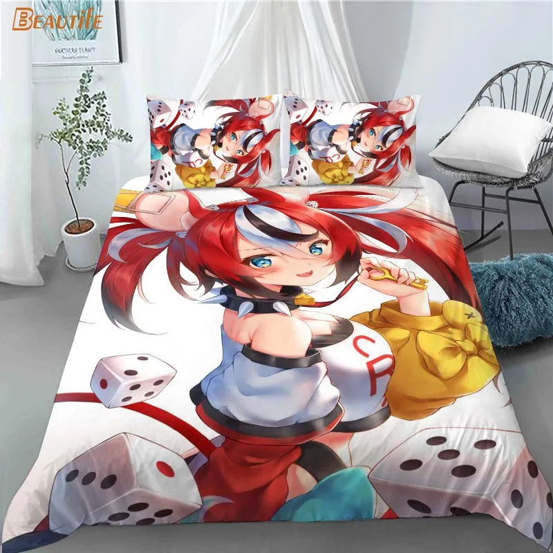Hot Hakos Baelz Anime 1 Duvet Cover 2 Pillowcases Polyester Fabric Bedding Set Family Boy Kid Set Duvet Cover Set 0216
Hot Hakos Baelz Anime 1 Duvet Cover 2 Pillowcases Polyester Fabric Bedding Set Family Boy Kid Set Duvet Cover Set 0216
