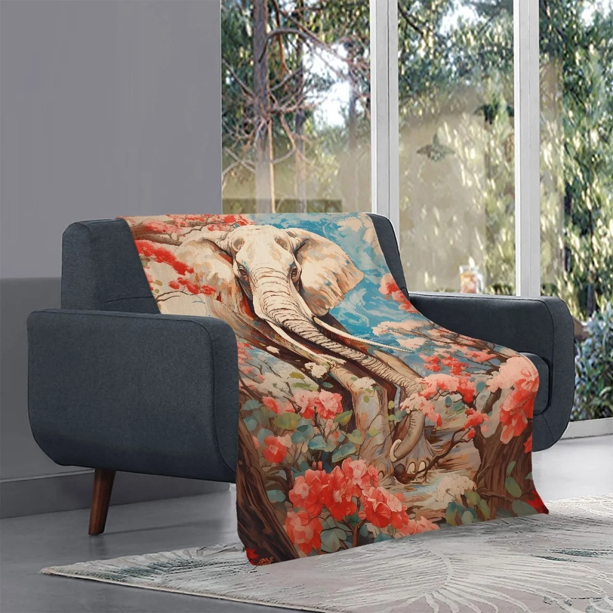 TOADDMOS Cute Animal Elephant Flower Thin Quilt Four Seasons Lightweight Warm Bed Sofa Blankets Comfortable Lightweight Blanket
TOADDMOS Cute Animal Elephant Flower Thin Quilt Four Seasons Lightweight Warm Bed Sofa Blankets Comfortable Lightweight Blanket