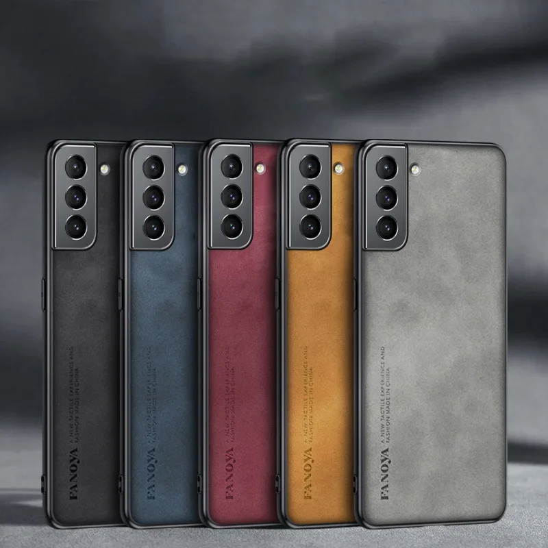 Slim Leather Skin Case For Samsung Galaxy S22 Ultra S21 Ultra Plus A33 A73 A72 A52 A53 5G Shockproof Bumper Matte Soft Cover
Slim Leather Skin Case For Samsung Galaxy S22 Ultra S21 Ultra Plus A33 A73 A72 A52 A53 5G Shockproof Bumper Matte Soft Cover