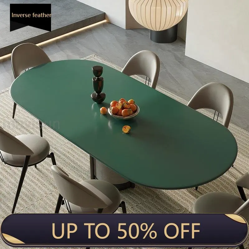 Simple Kitchen Dining Table Glossy Baking Marble Center Lacquer Desktop Dining Table Console Mesas De Jantar Kitchen Furniture
Simple Kitchen Dining Table Glossy Baking Marble Center Lacquer Desktop Dining Table Console Mesas De Jantar Kitchen Furniture