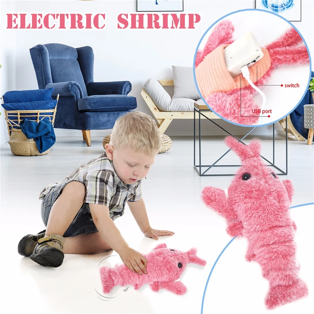 Cat Toys Pet Electric Plush Toy Simulation Lobster Shrimp Catnip Cat Training Playing Toy For Kitten
Cat Toys Pet Electric Plush Toy Simulation Lobster Shrimp Catnip Cat Training Playing Toy For Kitten