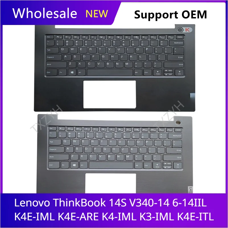 For Lenovo 14S V340-14 6-14IIL K4E-IML /ARE K4-IML K3-IML K4E-ITL C Shell Keyboard Upper Palmrest Cover Palm Rest Frame case
For Lenovo 14S V340-14 6-14IIL K4E-IML /ARE K4-IML K3-IML K4E-ITL C Shell Keyboard Upper Palmrest Cover Palm Rest Frame case