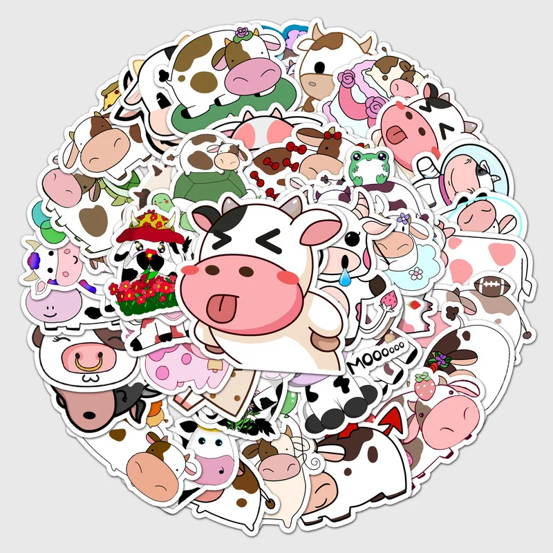 Cartoon Anime Kawaii Cow Stickers Waterproof Car Skateboard Guitar Suitcase Laptop Bicycle Decal Graffiti Sticker for Kids Toy
Cartoon Anime Kawaii Cow Stickers Waterproof Car Skateboard Guitar Suitcase Laptop Bicycle Decal Graffiti Sticker for Kids Toy