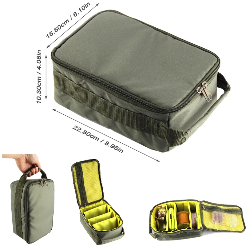 Fishing Reel Bag Portable Outdoor Fishing Reel&Gear Bag Carry Storage Water-Resistant Fishing Tackle Fishing Line Organizer Bag
Fishing Reel Bag Portable Outdoor Fishing Reel&Gear Bag Carry Storage Water-Resistant Fishing Tackle Fishing Line Organizer Bag