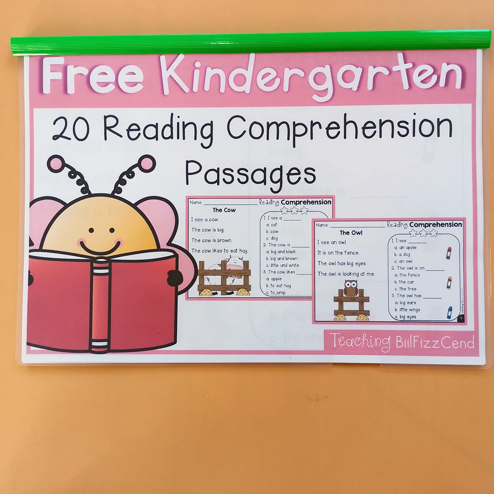 21 Pages Reading Comprehension Colorful Exercise English Workbook Educational Exercise Training Book Kids Montessori Materials
21 Pages Reading Comprehension Colorful Exercise English Workbook Educational Exercise Training Book Kids Montessori Materials