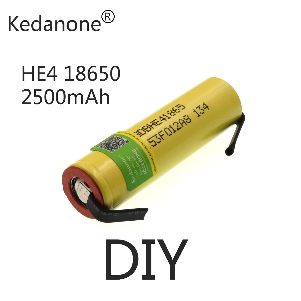 18650 Nieuwe Originele 18650 Lithium Ion Oplaadbare Batterij Geschikt Voor Lg HE4 2500Mah 3.7V Maximale 35A Ontlading + Nikke
18650 Nieuwe Originele 18650 Lithium Ion Oplaadbare Batterij Geschikt Voor Lg HE4 2500Mah 3.7V Maximale 35A Ontlading + Nikke