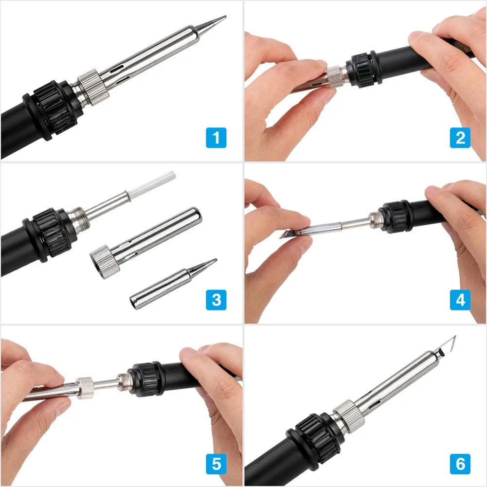 DC12V 60W Electrical Soldering Iron Car Charging Low Voltage Electrical Soldering Iron Head Portable Welding Rework Repair Tools
DC12V 60W Electrical Soldering Iron Car Charging Low Voltage Electrical Soldering Iron Head Portable Welding Rework Repair Tools