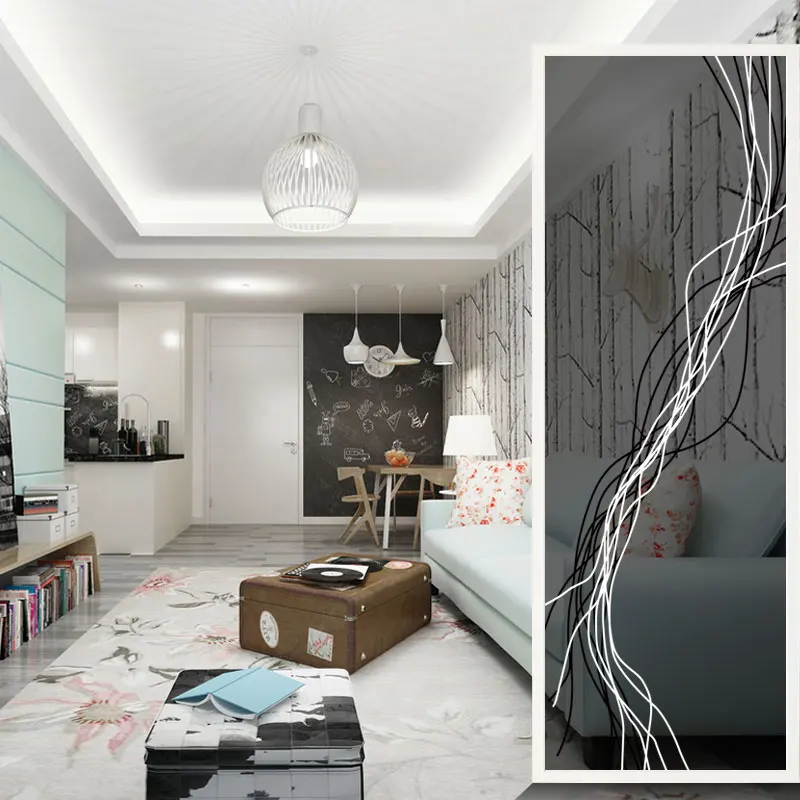 Modern glass partition light luxury bathroom living room bedroom screen background wall aisle porch home
Modern glass partition light luxury bathroom living room bedroom screen background wall aisle porch home