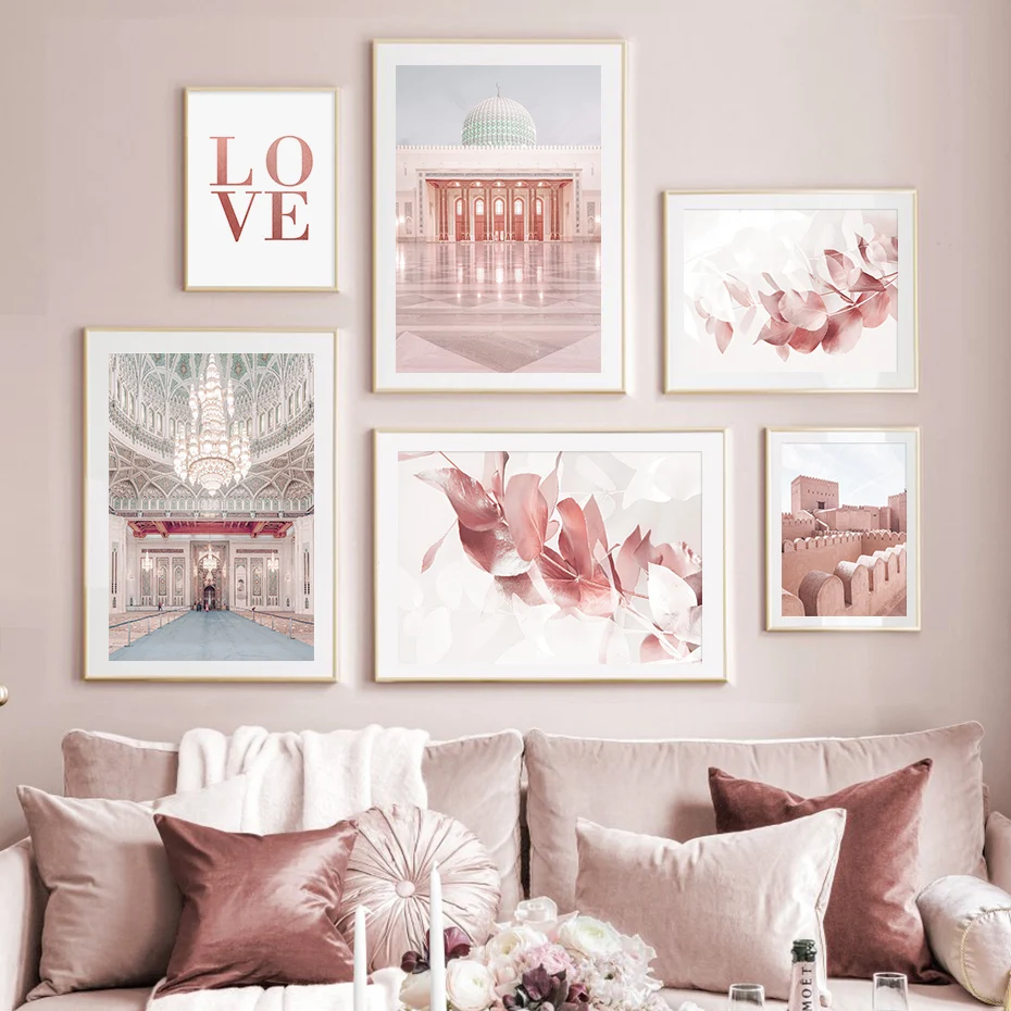 Modern Pink Leaves Love Mosque Posters Wall Art Print Picture Photos for Living Canvas PaintingRoom Interior Home Decoration
Modern Pink Leaves Love Mosque Posters Wall Art Print Picture Photos for Living Canvas PaintingRoom Interior Home Decoration