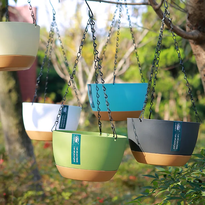 Cross border New Nordic Style Plastic Hanging Basket Lazy Self Absorbent Indoor and Outdoor Hanging Flower Pot
Cross border New Nordic Style Plastic Hanging Basket Lazy Self Absorbent Indoor and Outdoor Hanging Flower Pot