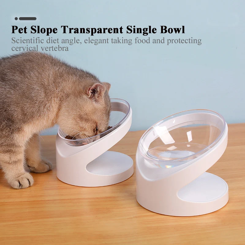 Pet Products Heighten Footed Feeding Bowl Pet Slope Transparent Single Bowl for Dry and Wet Food Cat Bowl
Pet Products Heighten Footed Feeding Bowl Pet Slope Transparent Single Bowl for Dry and Wet Food Cat Bowl