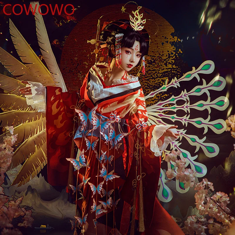 COWOWO Onmyoji SSR Shiranui Diebu Shaohua Cosplay Costume Shiranui Skin Cosplay Dress Woman Japanese Kimono Outfits Costumes
COWOWO Onmyoji SSR Shiranui Diebu Shaohua Cosplay Costume Shiranui Skin Cosplay Dress Woman Japanese Kimono Outfits Costumes