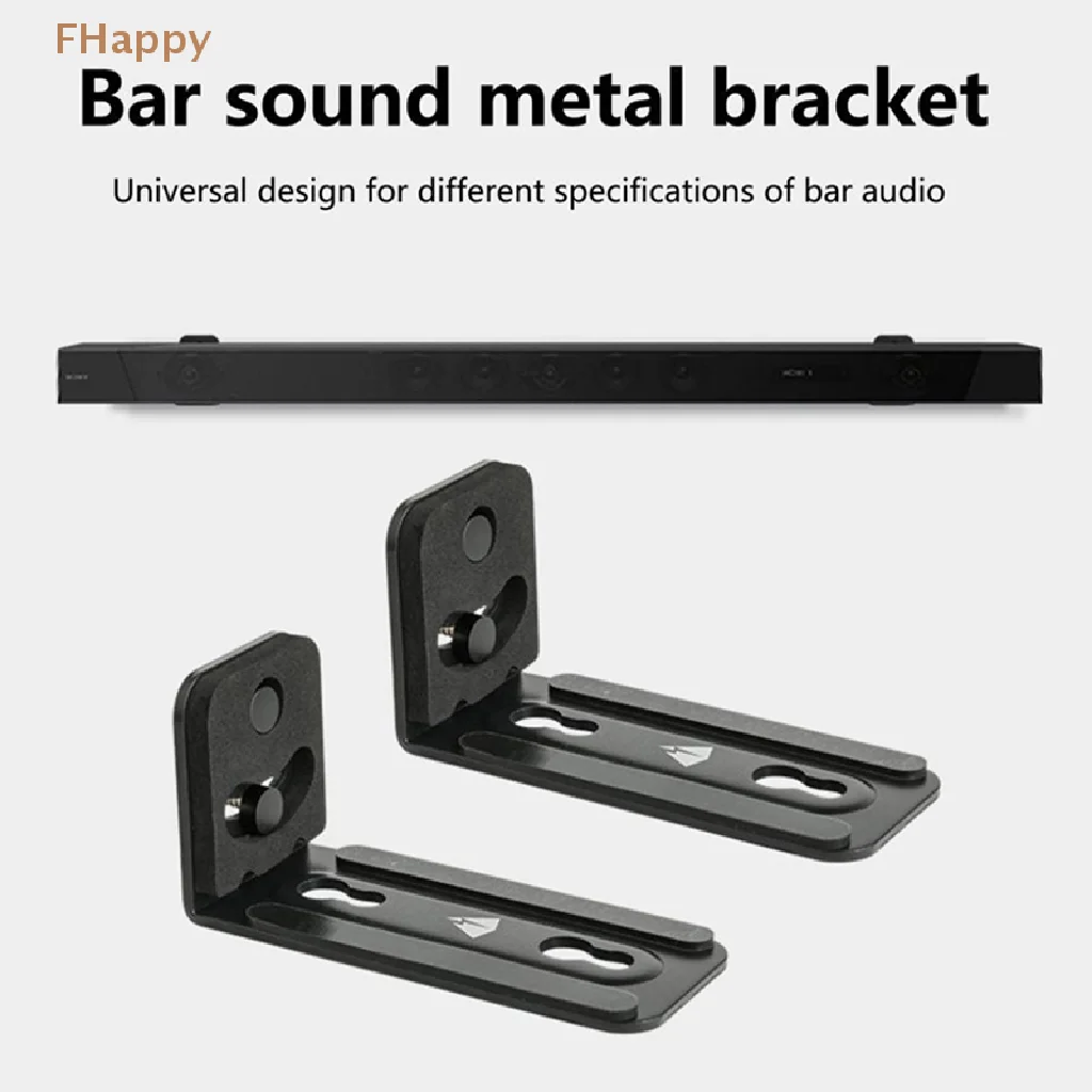 Soundbar Bracket Universal Anti-slip Metal Sound Bar Wall Mounting Holder for Living Room
Soundbar Bracket Universal Anti-slip Metal Sound Bar Wall Mounting Holder for Living Room