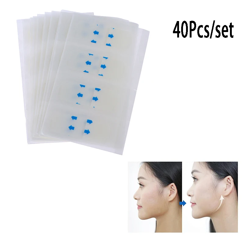 40pcs Invisible V Face Lift Tapes Wrinkle Removal Sticker Face Forehead Neck Sticker Pad Anti Aging Patch Facial Slimming Mask
40pcs Invisible V Face Lift Tapes Wrinkle Removal Sticker Face Forehead Neck Sticker Pad Anti Aging Patch Facial Slimming Mask