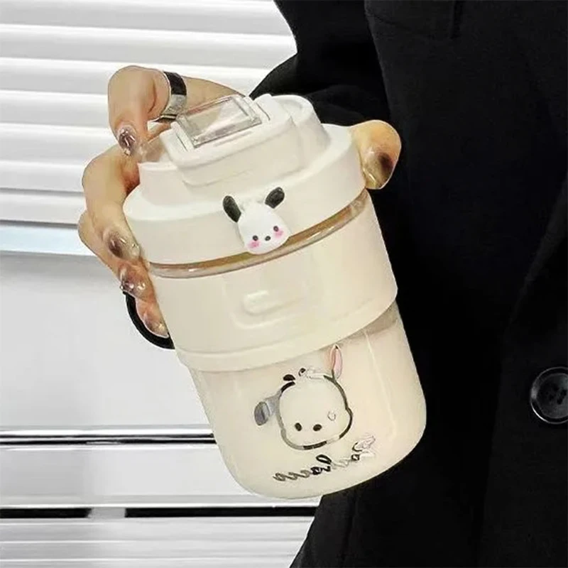 Kawaii Sanrio Coffee Cup Pochacco Kawaii Anime Cute Summer Student Office Drink Water Plastic Straw Cup Toys for Girls
Kawaii Sanrio Coffee Cup Pochacco Kawaii Anime Cute Summer Student Office Drink Water Plastic Straw Cup Toys for Girls