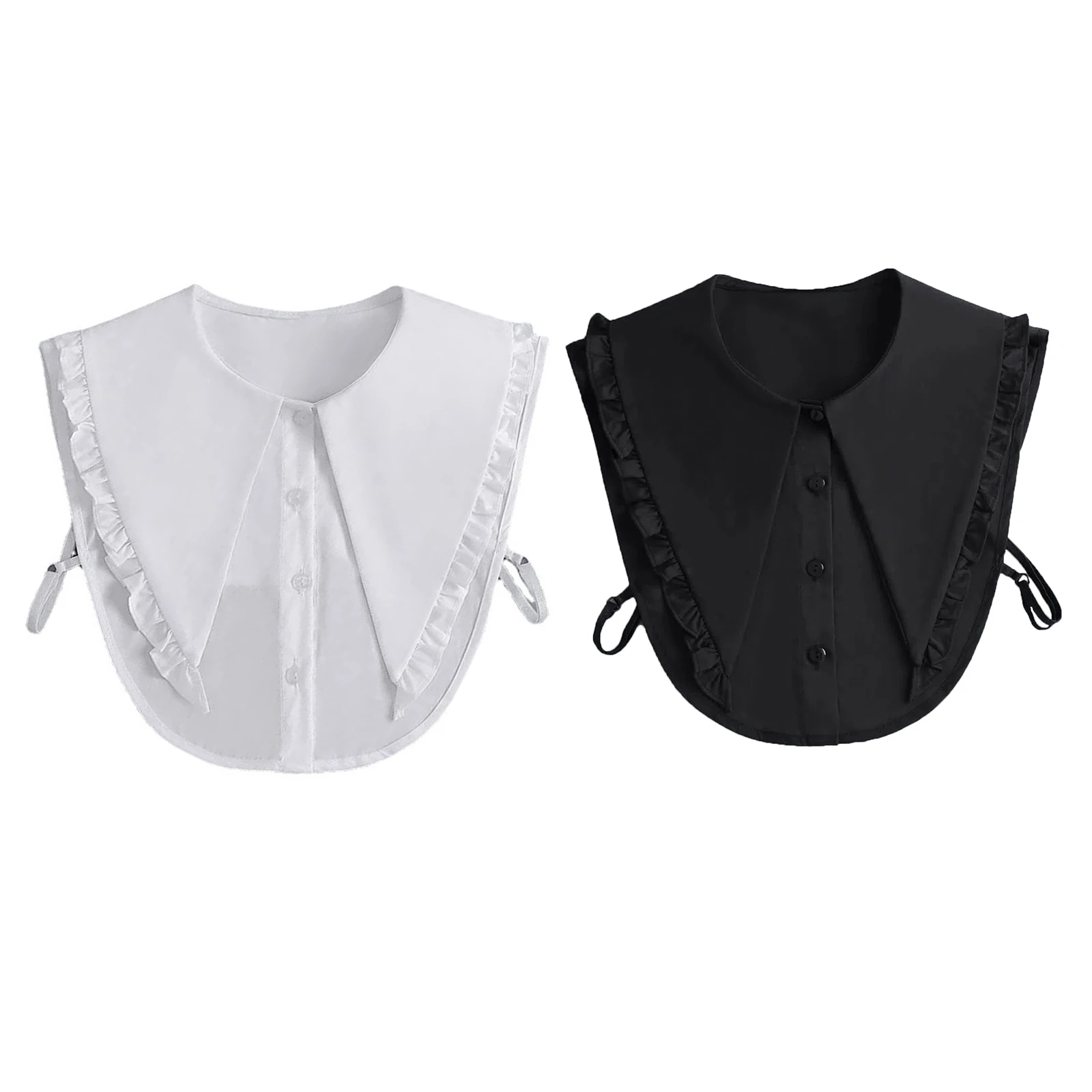 2023 Fashion Shirt Fake Collar Womens Half Blouse Detachable Ruffle Pointed Turn-Down Collar Dickey Collar Clothes Accessories
2023 Fashion Shirt Fake Collar Womens Half Blouse Detachable Ruffle Pointed Turn-Down Collar Dickey Collar Clothes Accessories