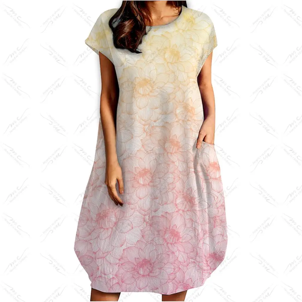 Women's Lotus Line Draft Summer Casual Dresses Loose Sleeveless With Pockets Skirt Sexy Girls Streetwear Clothes Free Shipping
Women's Lotus Line Draft Summer Casual Dresses Loose Sleeveless With Pockets Skirt Sexy Girls Streetwear Clothes Free Shipping