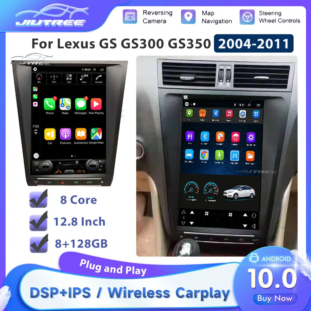 Автомагнитола для Lexus GS GS300 GS350 GS400 GS430 GS460 12,8-2004, 2011 дюйма, Android 10
Автомагнитола для Lexus GS GS300 GS350 GS400 GS430 GS460 12,8-2004, 2011 дюйма, Android 10