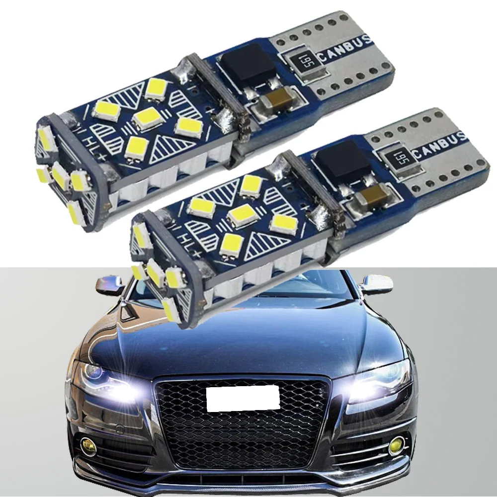 

2Pcs W5W T10 LED Lamp Canbus Parking Interior Lights for Audi A3 A6 A5 8p B6 B8 B7 B5 C6 S3 S4 RS3 TT Quattro Q5 Q7 100 300