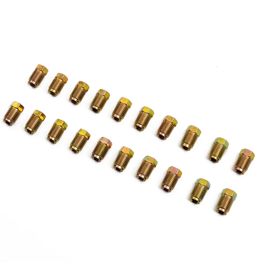 Accessories Brake Line Fittings Nuts Brake Parts Iron Plating Zinc End Union 10mm*1mm For 3/16" Tube High Quality
Accessories Brake Line Fittings Nuts Brake Parts Iron Plating Zinc End Union 10mm*1mm For 3/16" Tube High Quality