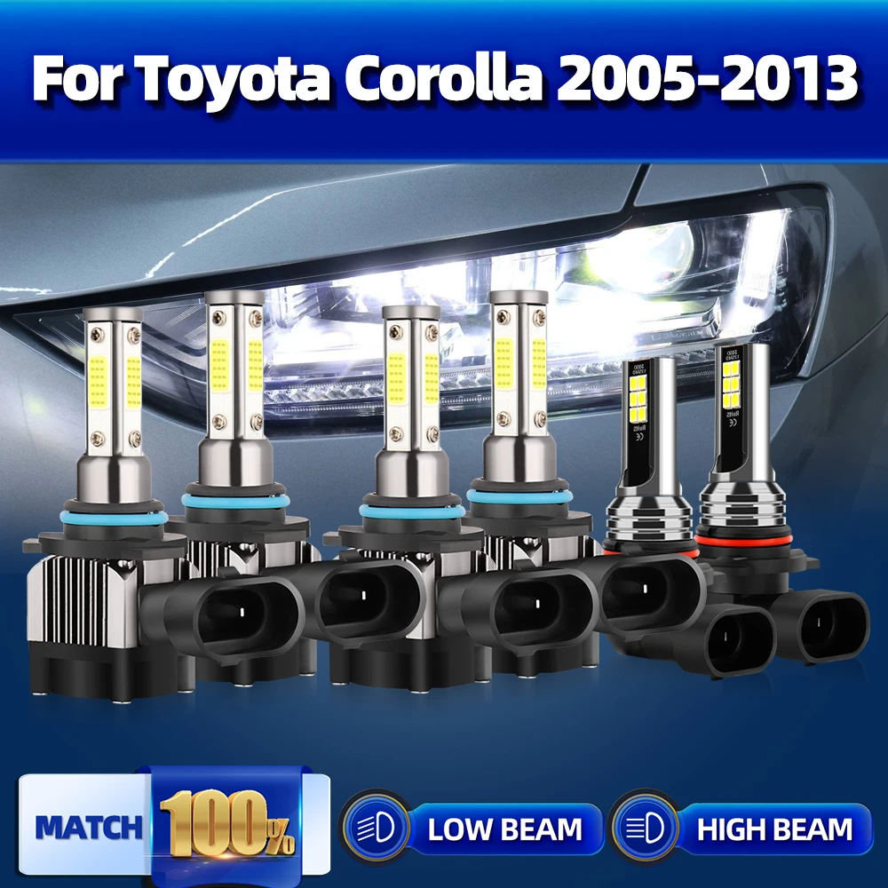 H11 9005 9006 HB3 HB4 LED Headlight Fog Lights 12000LM Car Light 6000K For Toyota Corolla 2005-2008 2009 2010 2011 2012 2013
H11 9005 9006 HB3 HB4 LED Headlight Fog Lights 12000LM Car Light 6000K For Toyota Corolla 2005-2008 2009 2010 2011 2012 2013