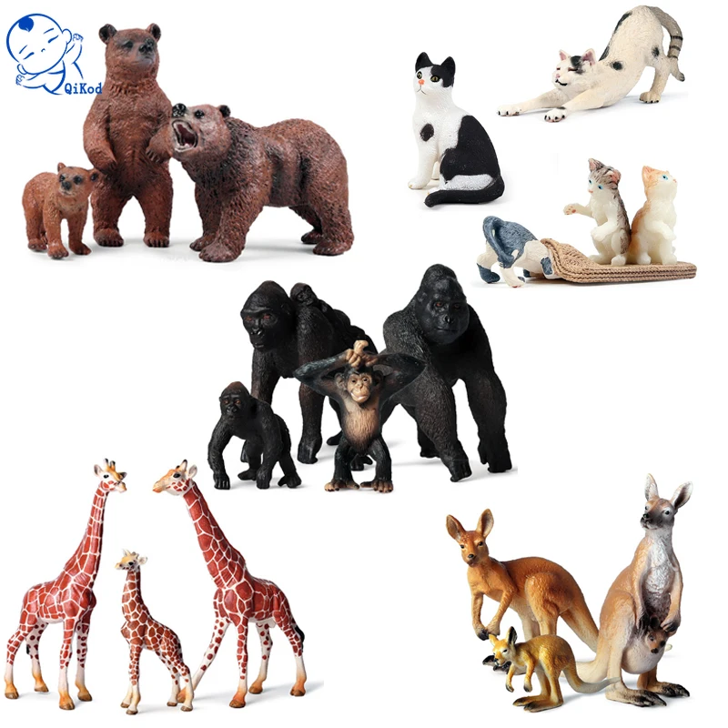 Simulation Wild Animal Chimpanzees Kangaroo Giraffe Tiger Pig Buffalo Action Figure Farm Animal Figurines Model Educational Toys
Simulation Wild Animal Chimpanzees Kangaroo Giraffe Tiger Pig Buffalo Action Figure Farm Animal Figurines Model Educational Toys