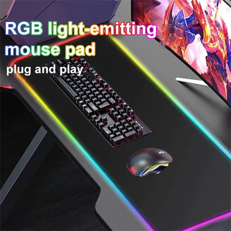 Desktop Keyboard Pad Deskpad Protector Table Pad Rgb Luminous E-sports Keyboard Mouse Pad Led Game Mouse Pad Non-slip Mouse Pad
Desktop Keyboard Pad Deskpad Protector Table Pad Rgb Luminous E-sports Keyboard Mouse Pad Led Game Mouse Pad Non-slip Mouse Pad